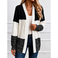 Cardigan dropped shoulder detail